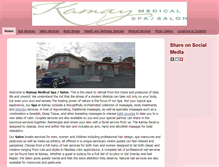 Tablet Screenshot of kamayspasalon.com